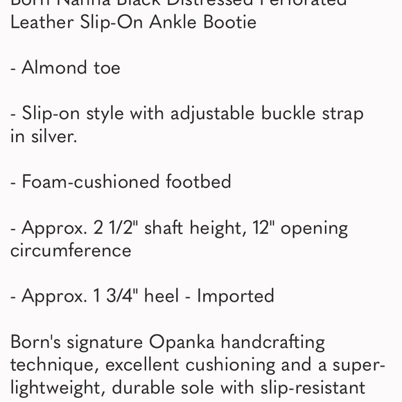 BORN black laser cut bootie Nanna 9 - Picture 11 of 11